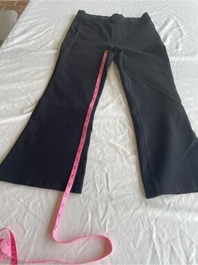 🖤 SPANX Perfect Pant Flare Black Pull-On Stretch Pants M Medium Petite Chic